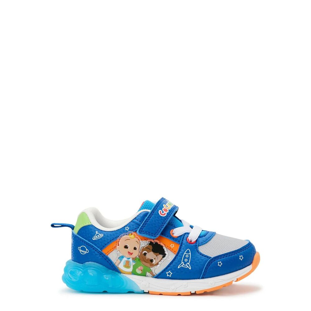 Cocomelon Toddler Boys Light Up Athletic Sneaker, Choose Size